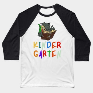 Kindergarten Dragon Prince Read Book Baseball T-Shirt